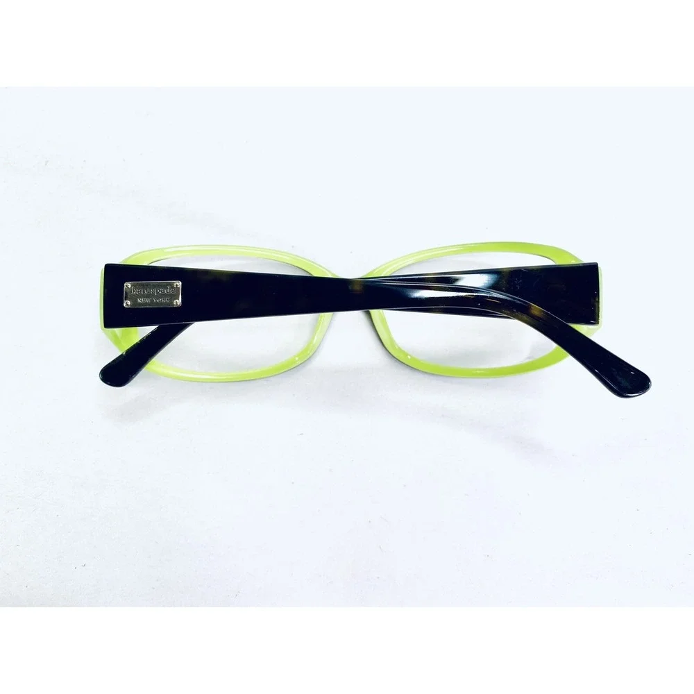 Kate Spade Eyeglasses Brown Tortoise Green Lucite DV2 Y2 53 16 130